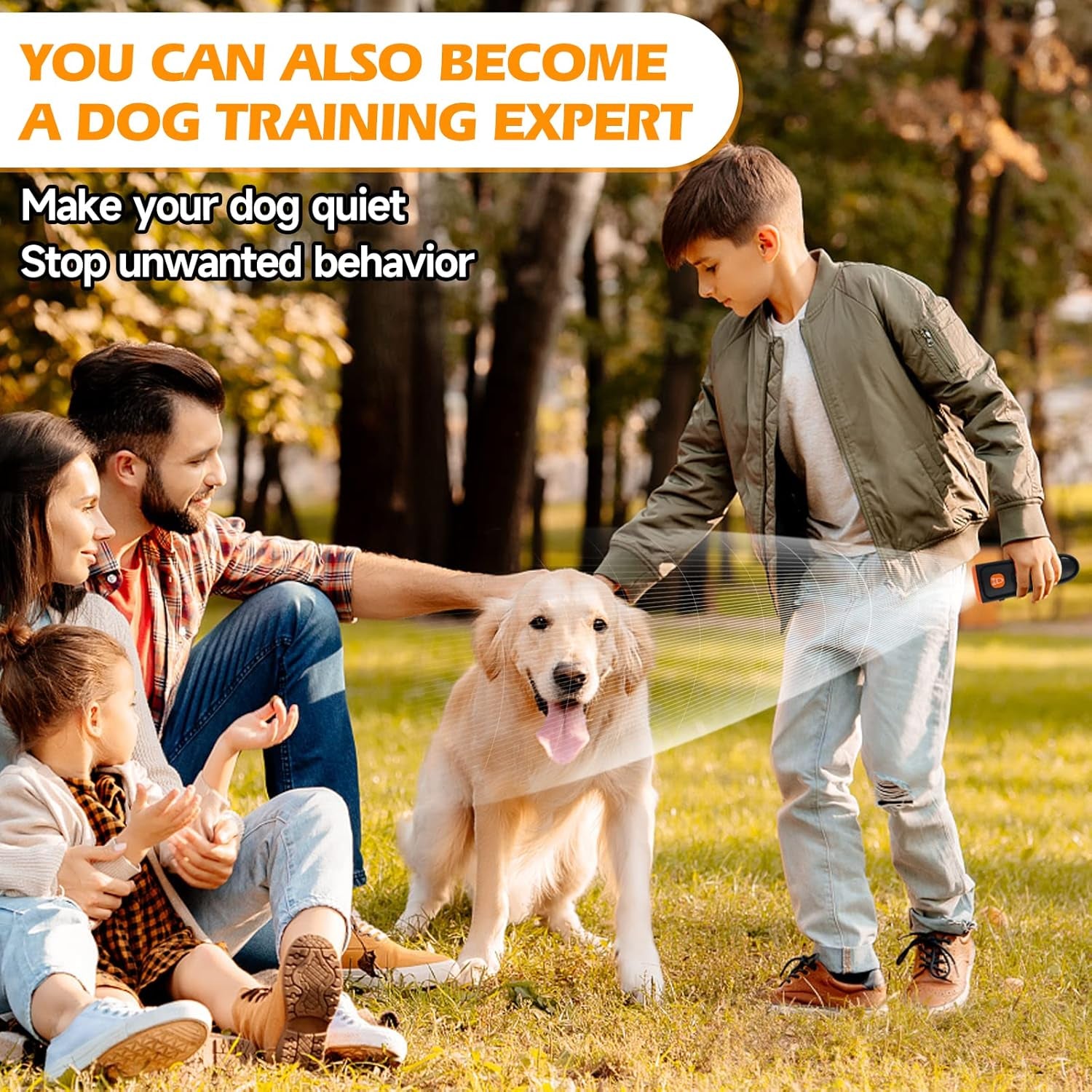 Anti Barking Device Ultrasonic Dog Bark Deterrent LED Flash+Sound Wave Drive Dog Barking Deterrent Dog Barking Control Devices Ultrasonic Bark Control Training &Behavior Aids for Dogs