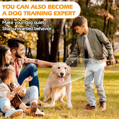 Anti Barking Device Ultrasonic Dog Bark Deterrent LED Flash+Sound Wave Drive Dog Barking Deterrent Dog Barking Control Devices Ultrasonic Bark Control Training &Behavior Aids for Dogs